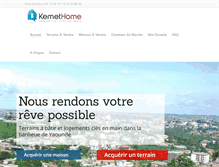 Tablet Screenshot of kemethome.com